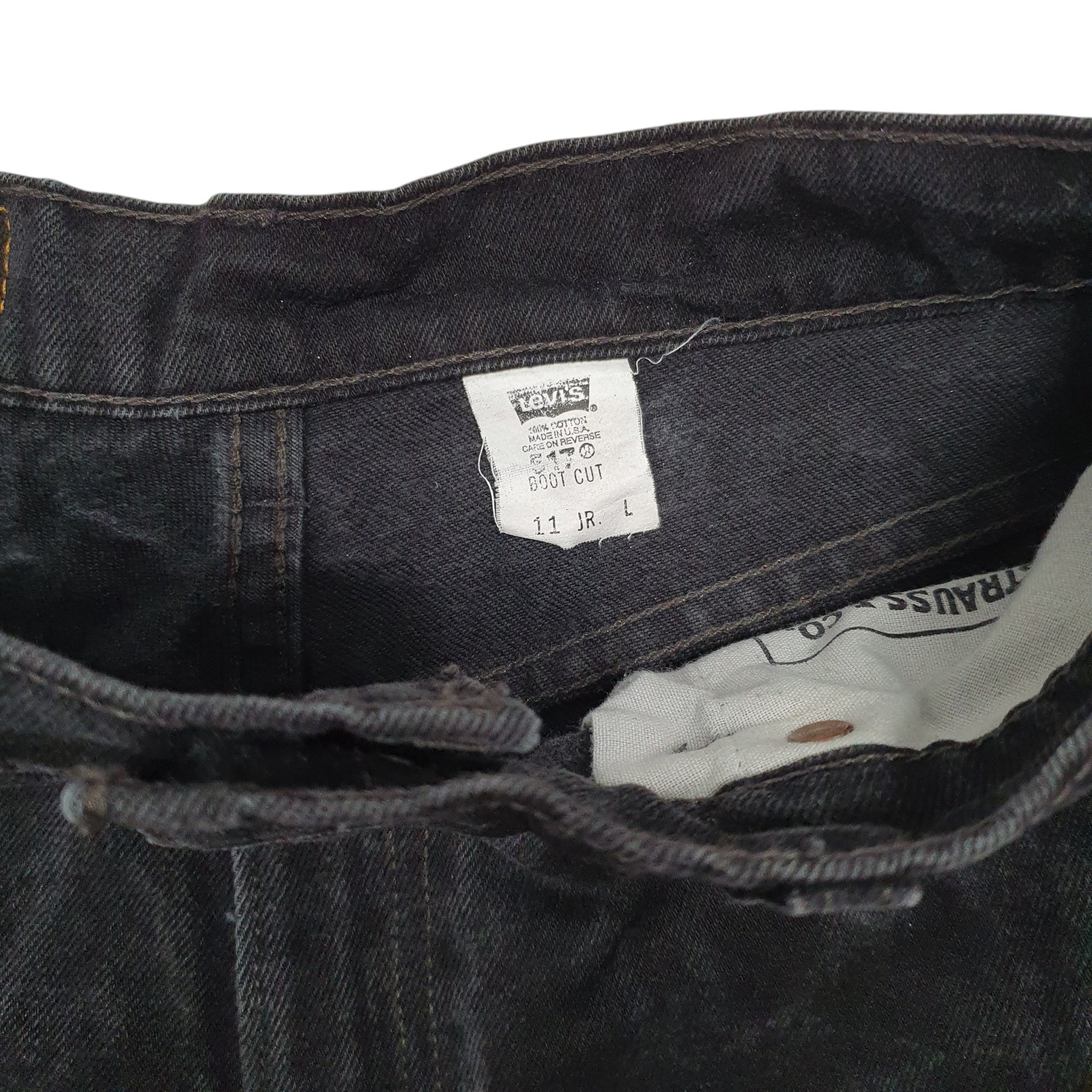 Womens Black Levis Vintage 90s Made In USA Cut Offs  Shorts