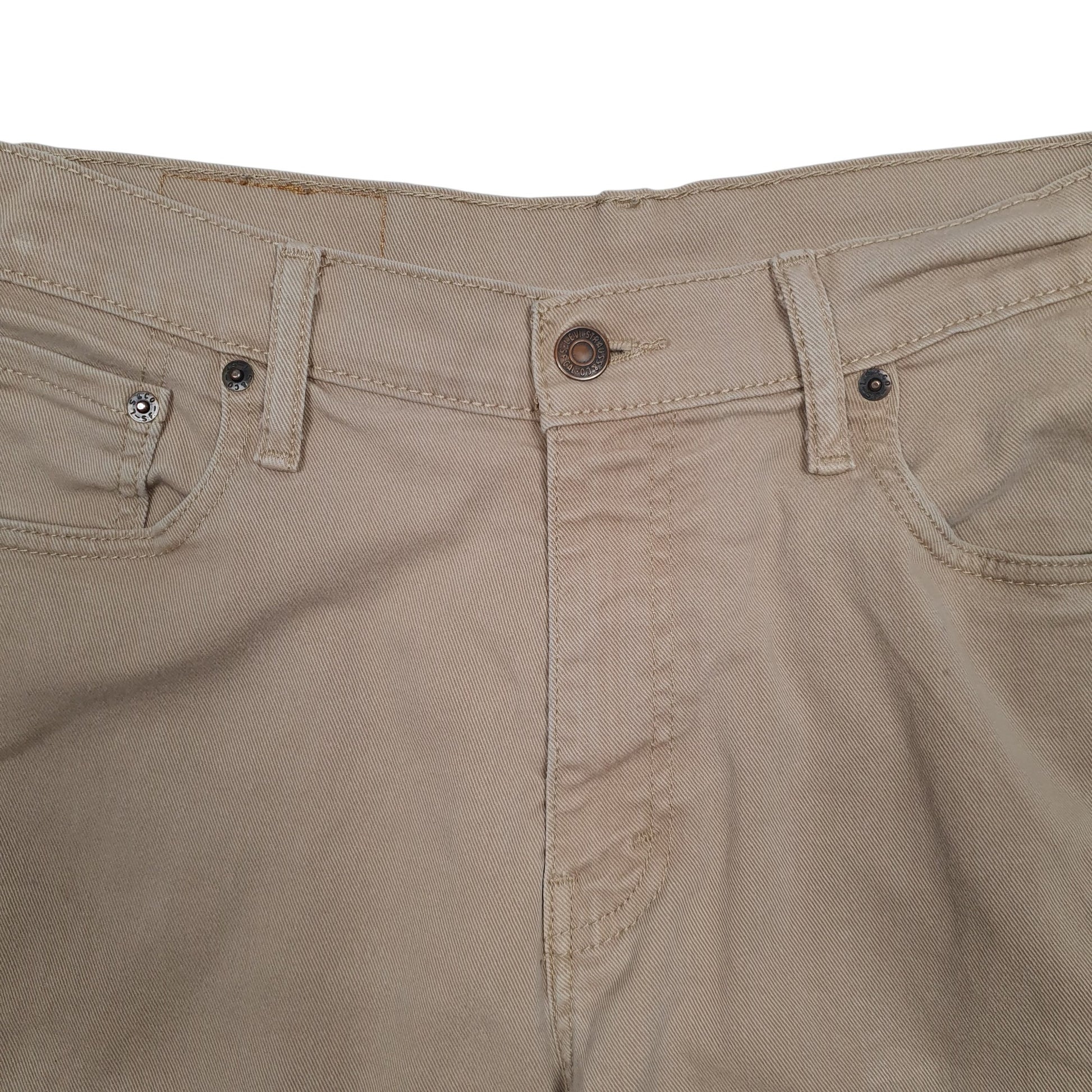 Mens Beige Levis 569  Shorts