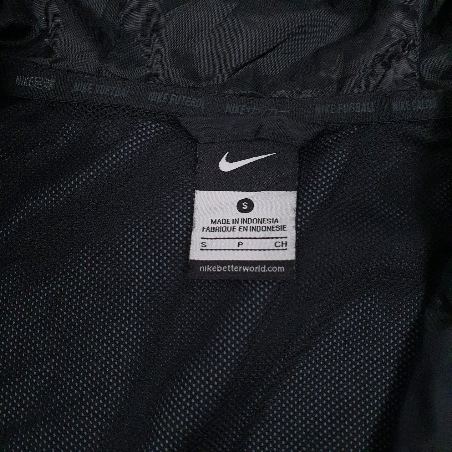 Mens Black Nike  Crewneck Coat