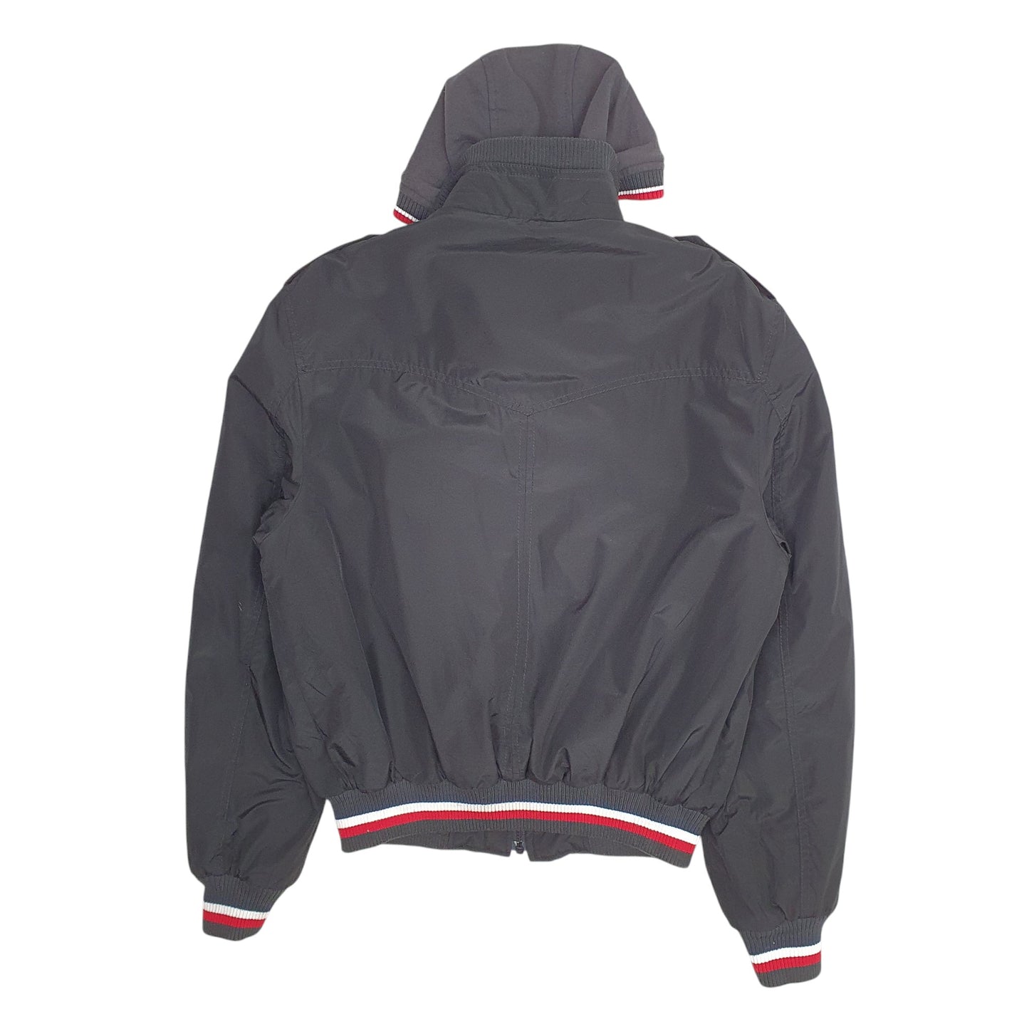 Mens Black Levis Windbreaker Hoodie  Coat