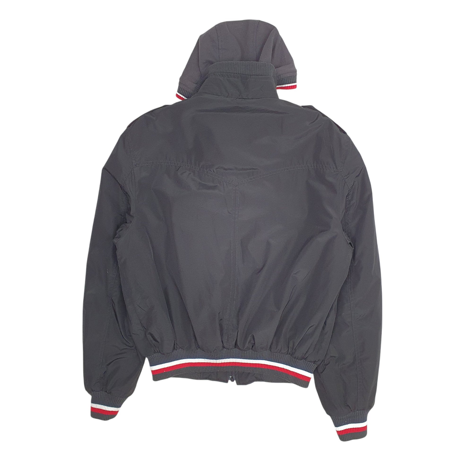 Mens Black Levis Windbreaker Hoodie  Coat