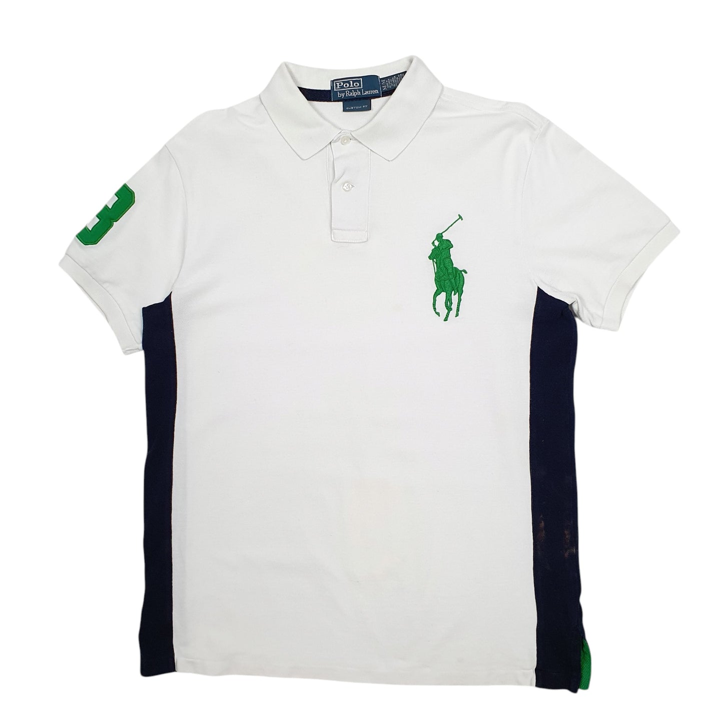 Mens White Polo Ralph Lauren  Short Sleeve Polo Shirt