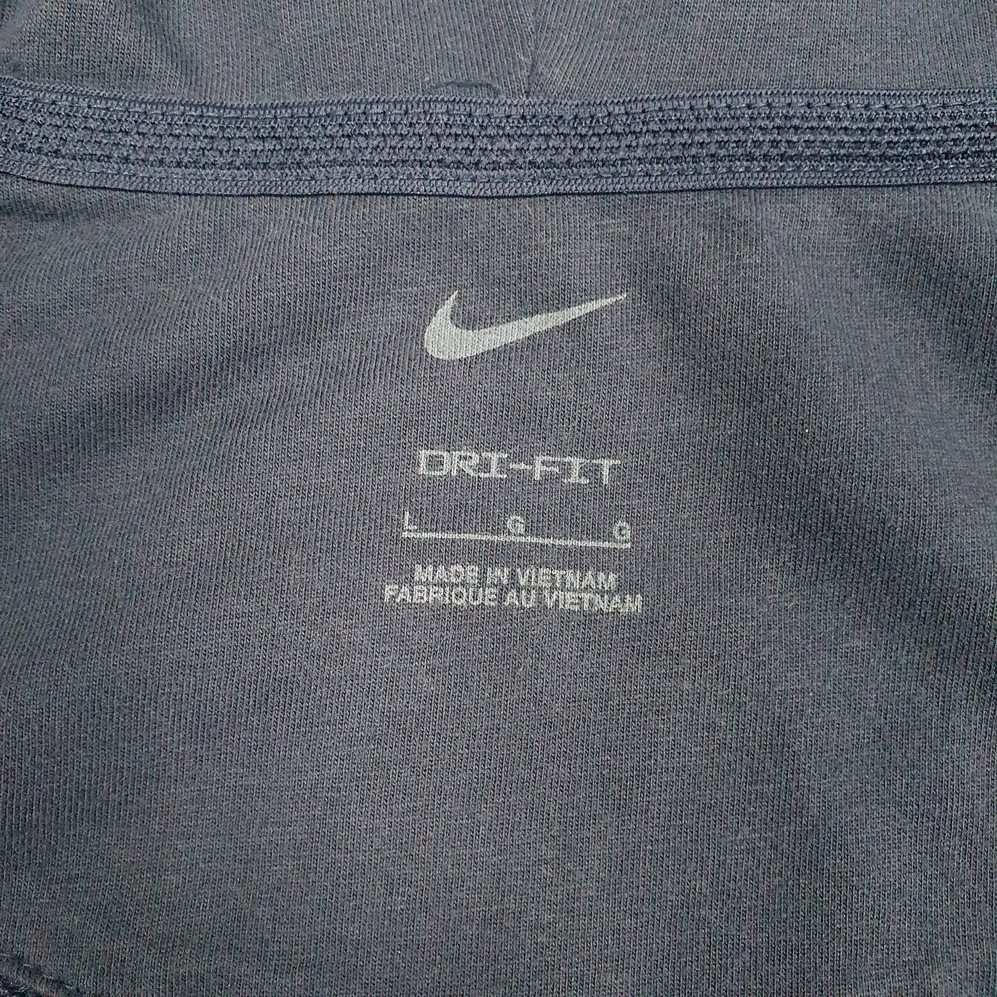 Mens Navy Nike Dri-Fit Full Zip Jumper