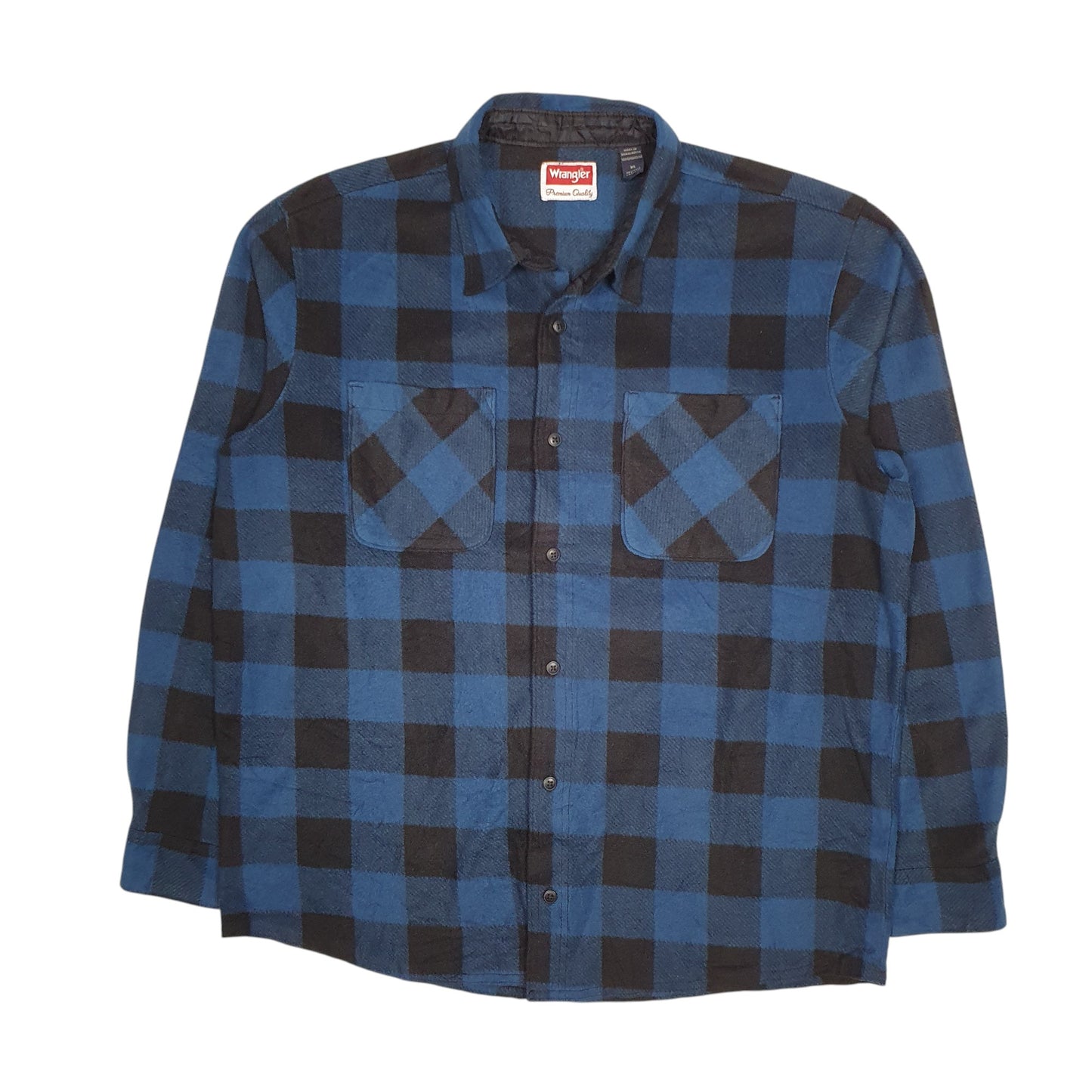 Mens Shirt Wrangler Fleece Overshirt Shacket Long Sleeve Shirt