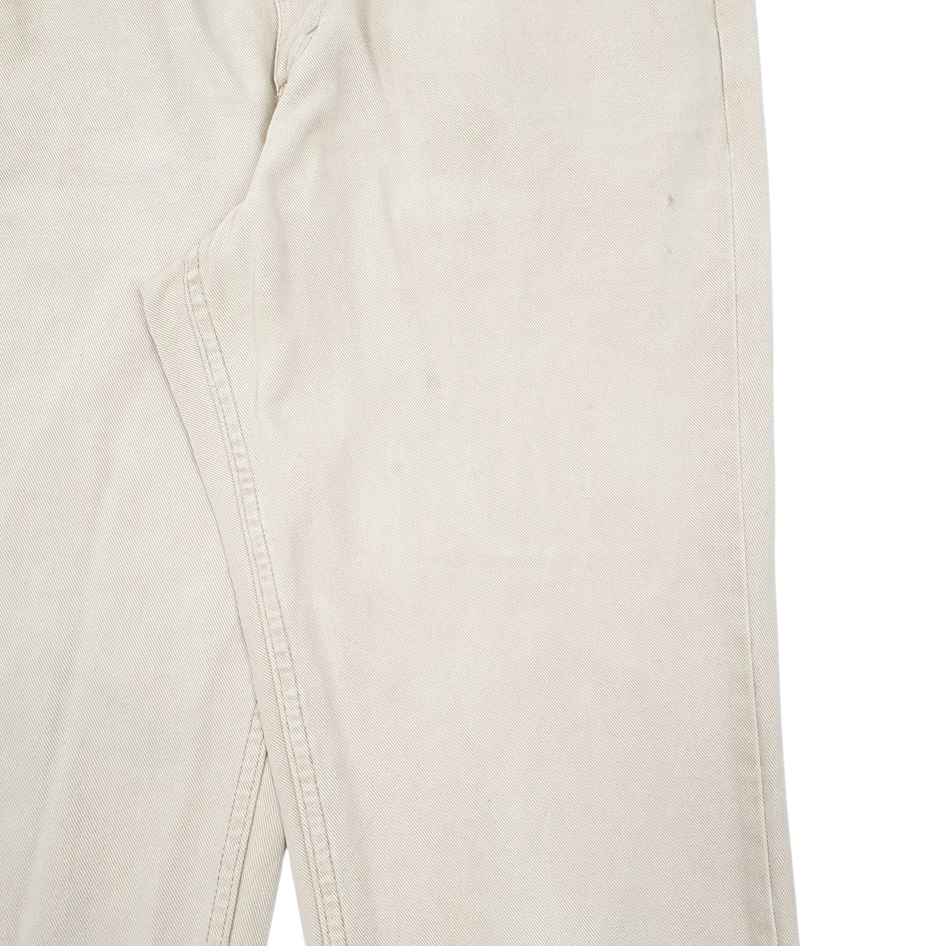 Mens Cream L.L.Bean Double L Vintage 90s  Jeans