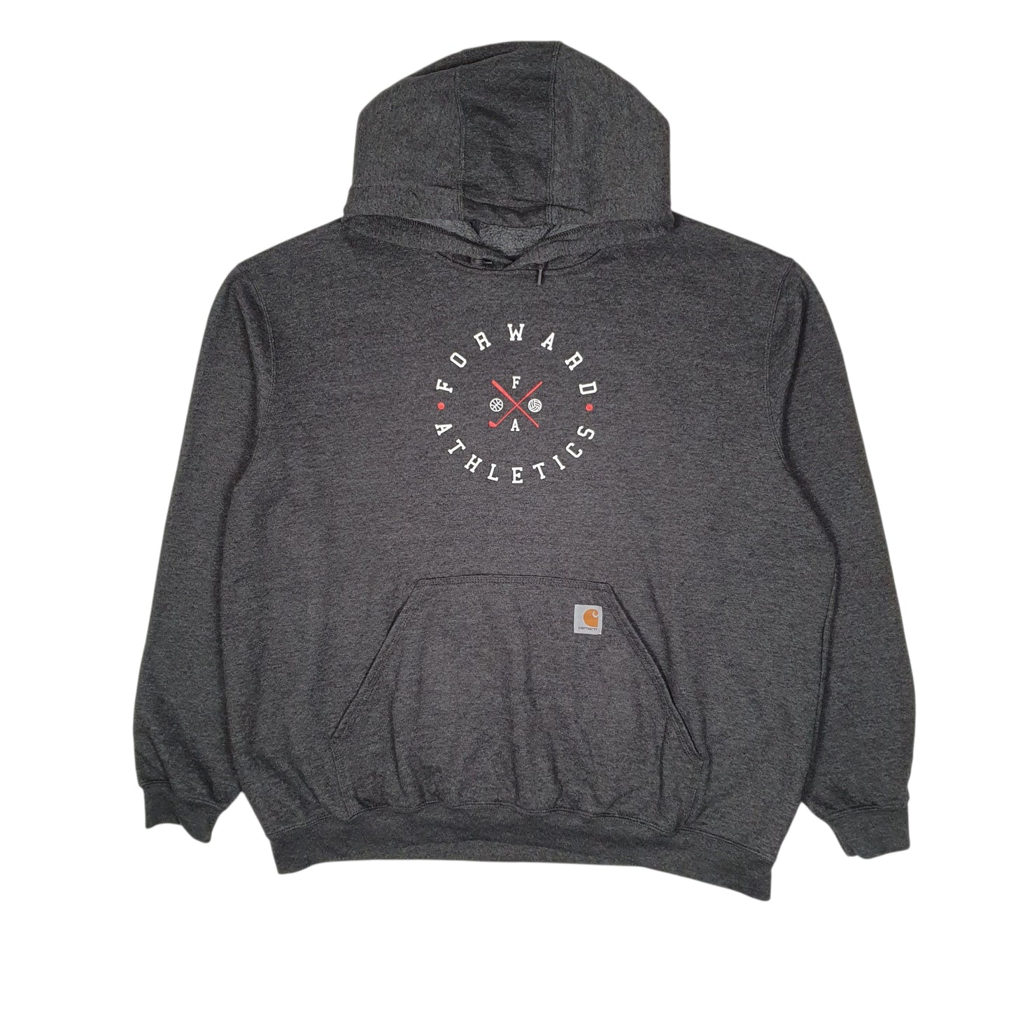 Mens Grey Carhartt Forward Athletics Hoodie Jumper