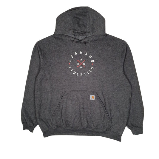 Mens Grey Carhartt Forward Athletics Hoodie Jumper