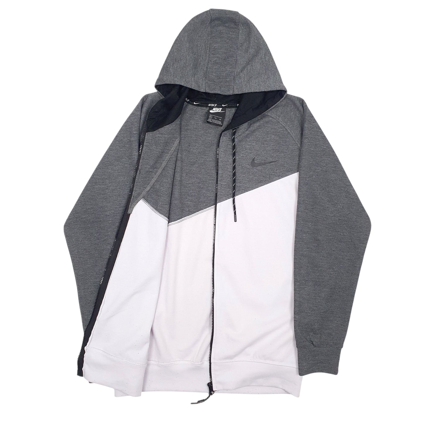 Womens White Nike  Full Zip Jumper