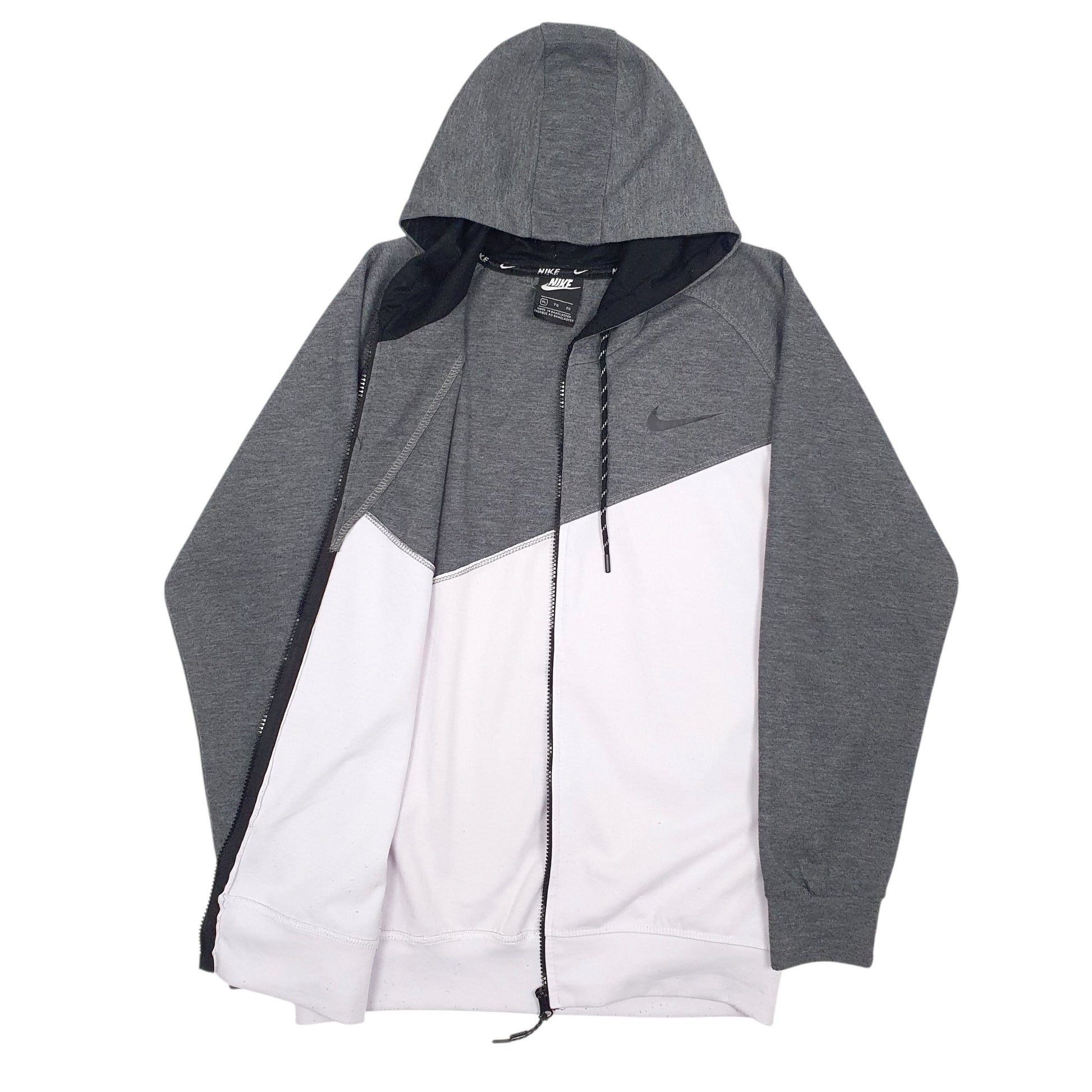 Womens White Nike  Full Zip Jumper