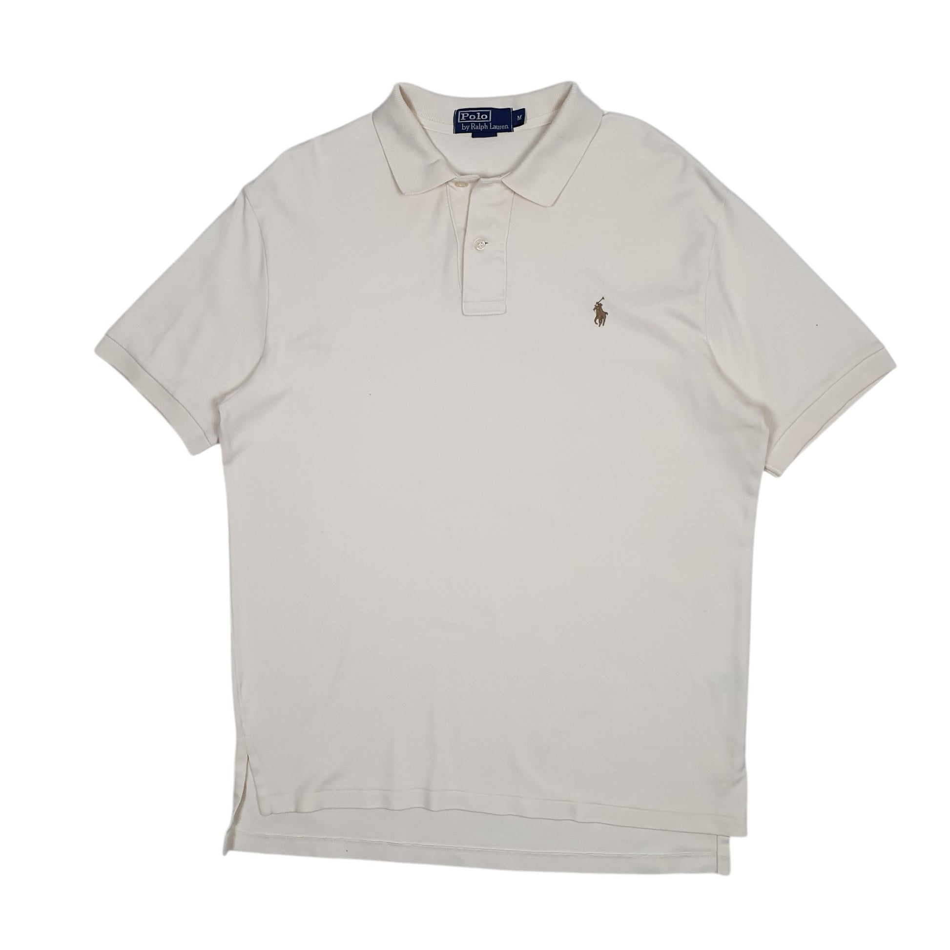 Mens Cream Polo Ralph Lauren  Short Sleeve Polo Shirt