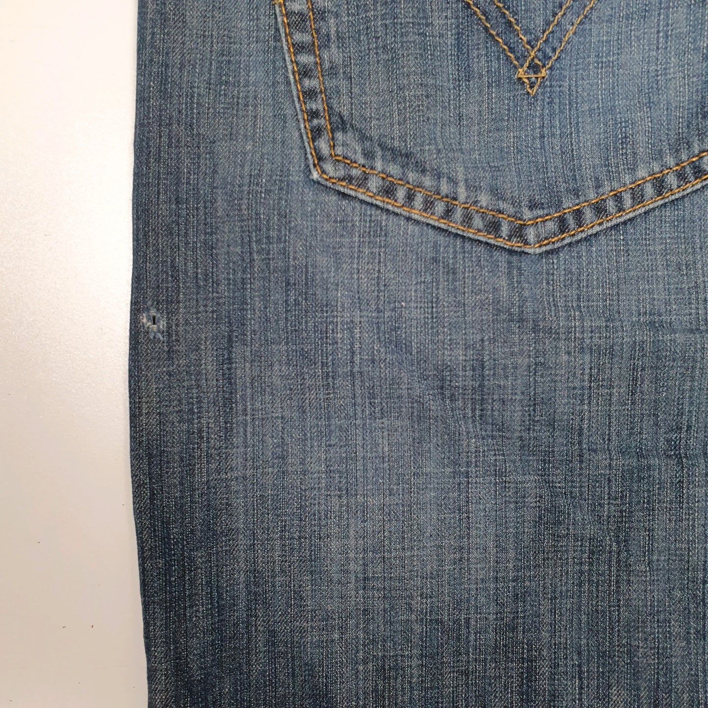 Mens Blue Levis 514  Shorts
