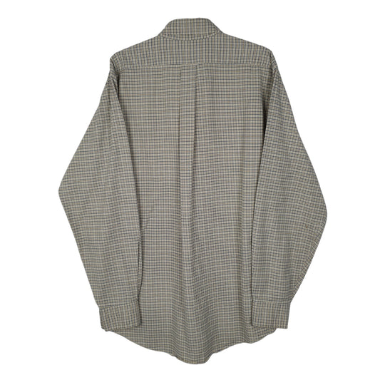 Mens Grey L.L.Bean Vintage 90s Made In USA  Shirt