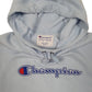 Womens Blue Champion  Hoodie Jumper