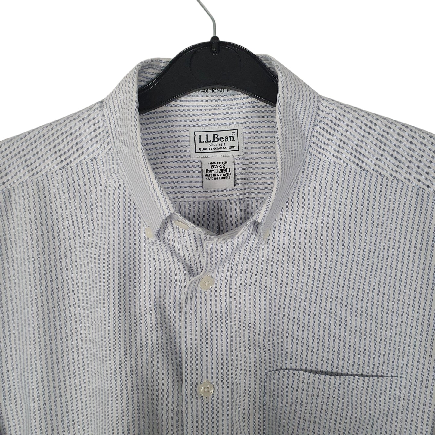 Mens Blue L.L.Bean   Shirt