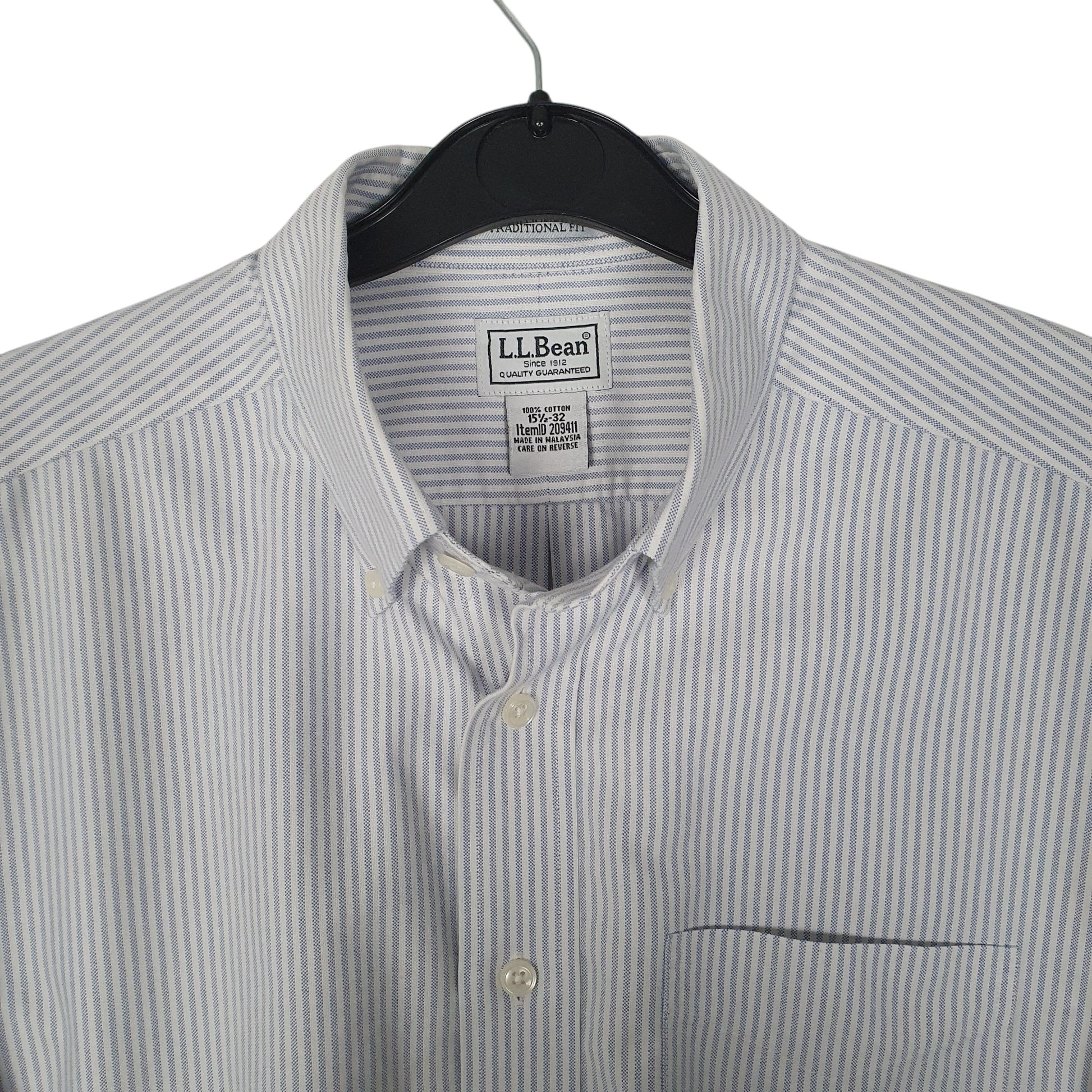 Mens Blue L.L.Bean   Shirt