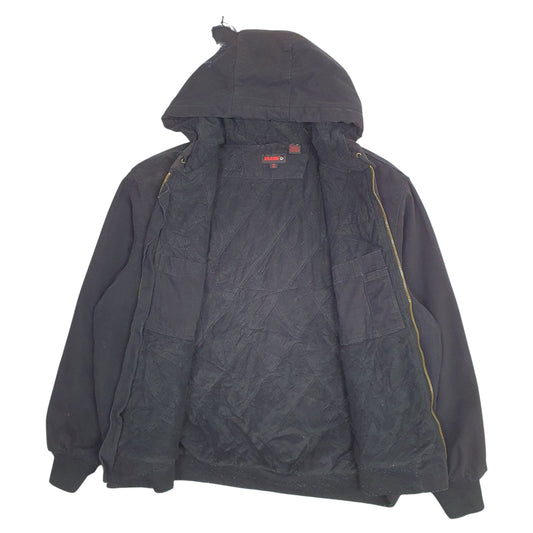 Mens Black Wolverine Fleece Lined Active  Coat