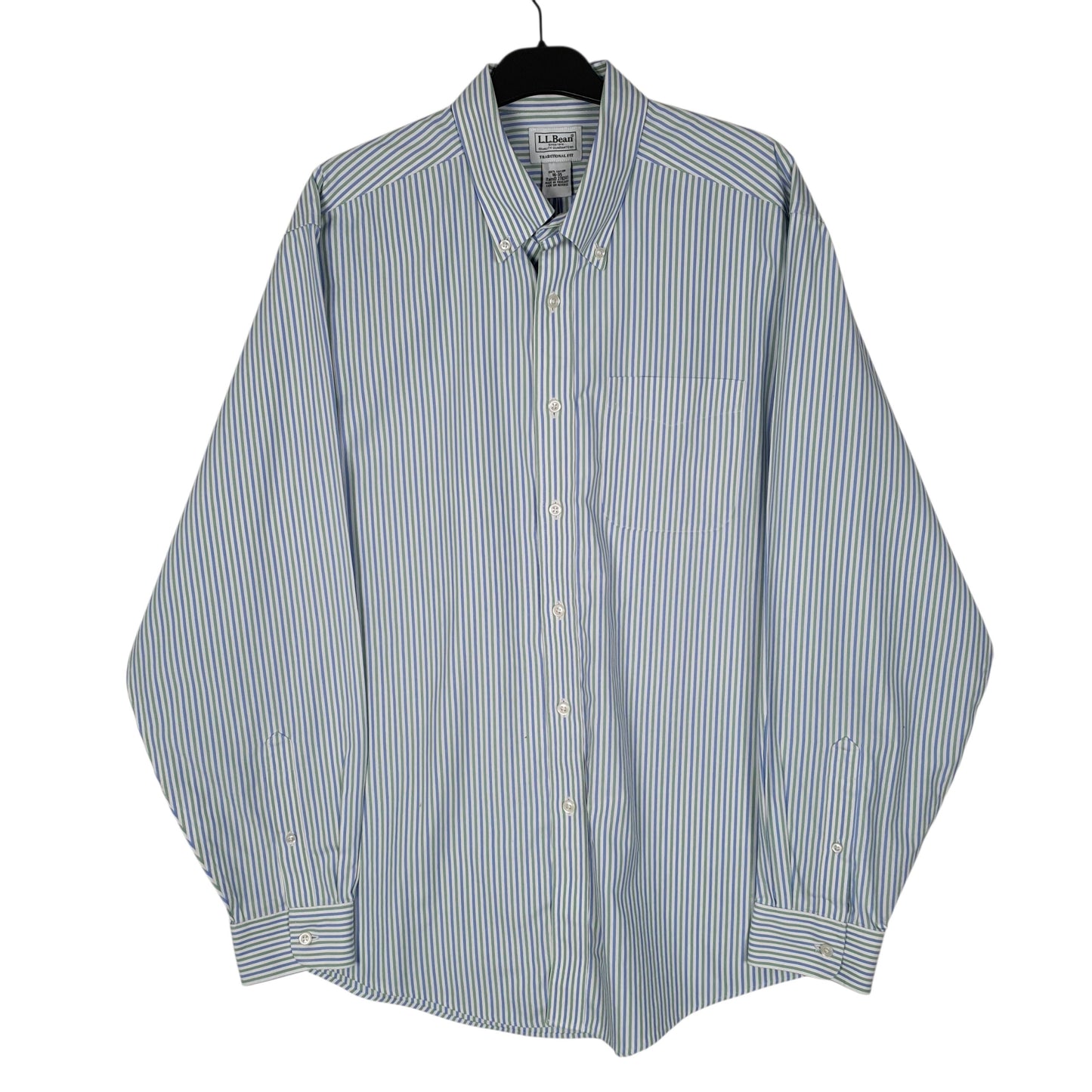 Mens Blue L.L.Bean  Long Sleeve Shirt