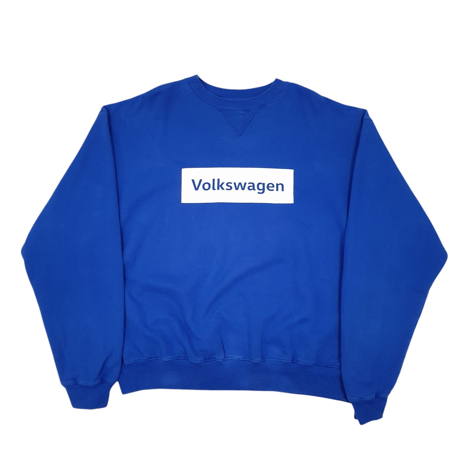 Mens Blue Champion Volkswagen Crewneck Jumper