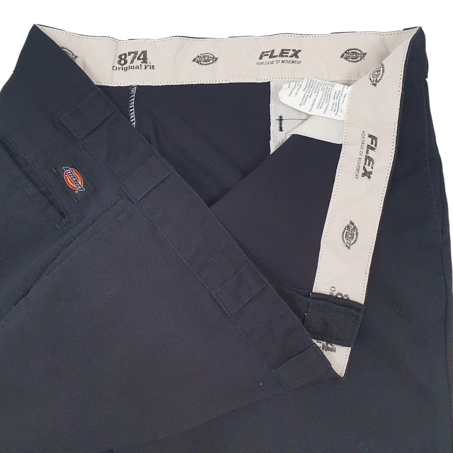 Mens Black Dickies 874 Workwear  Trousers