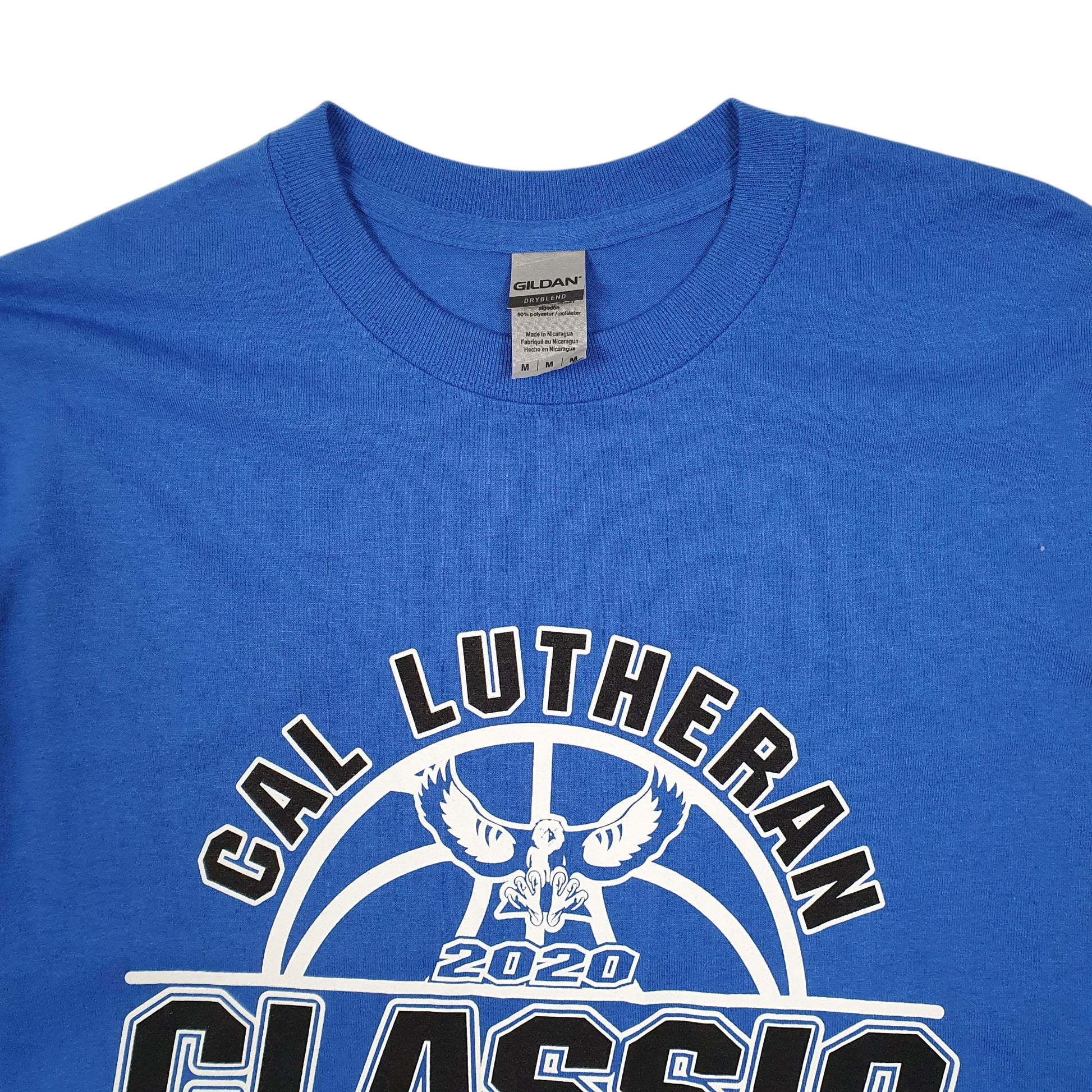 Mens Blue Gildan Christian Basketball  T Shirt