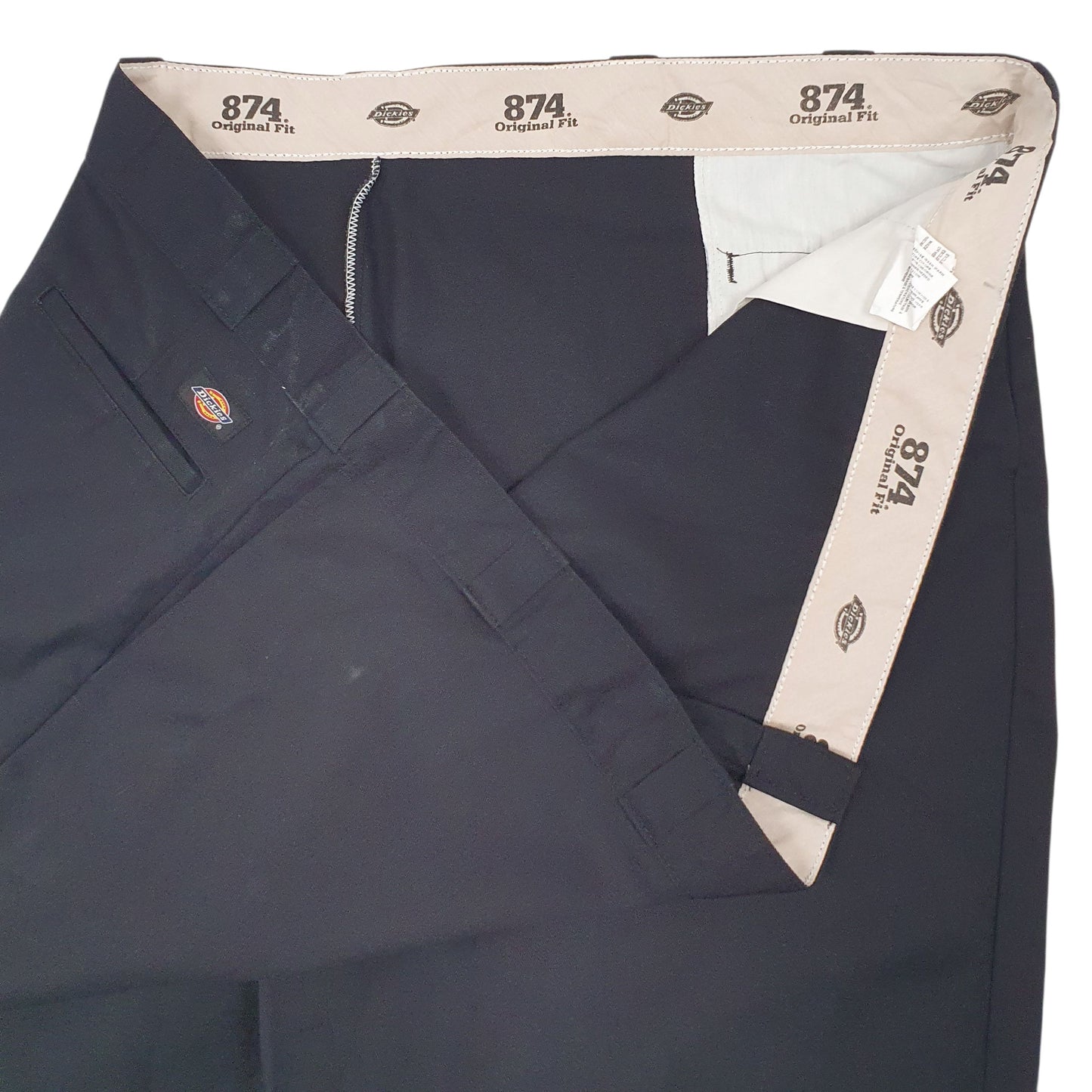 Mens Black Dickies 874 Workwear  Trousers
