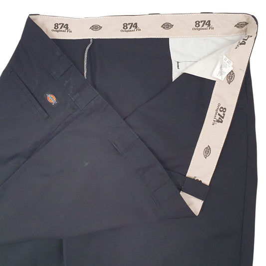 Mens Black Dickies 874 Workwear  Trousers