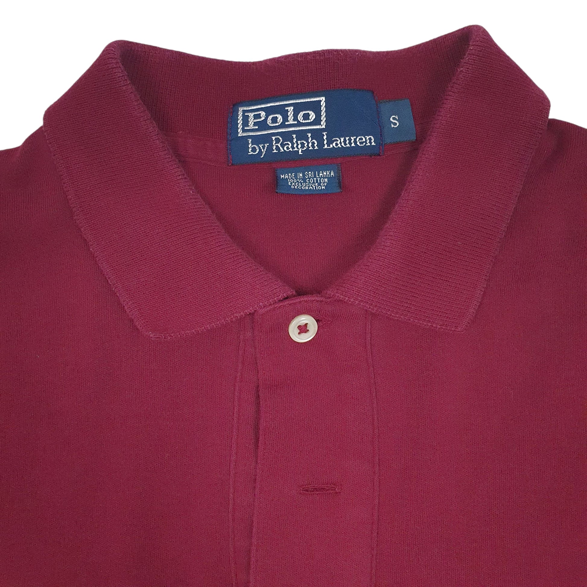 Mens Burgundy Polo Ralph Lauren   Polo Shirt