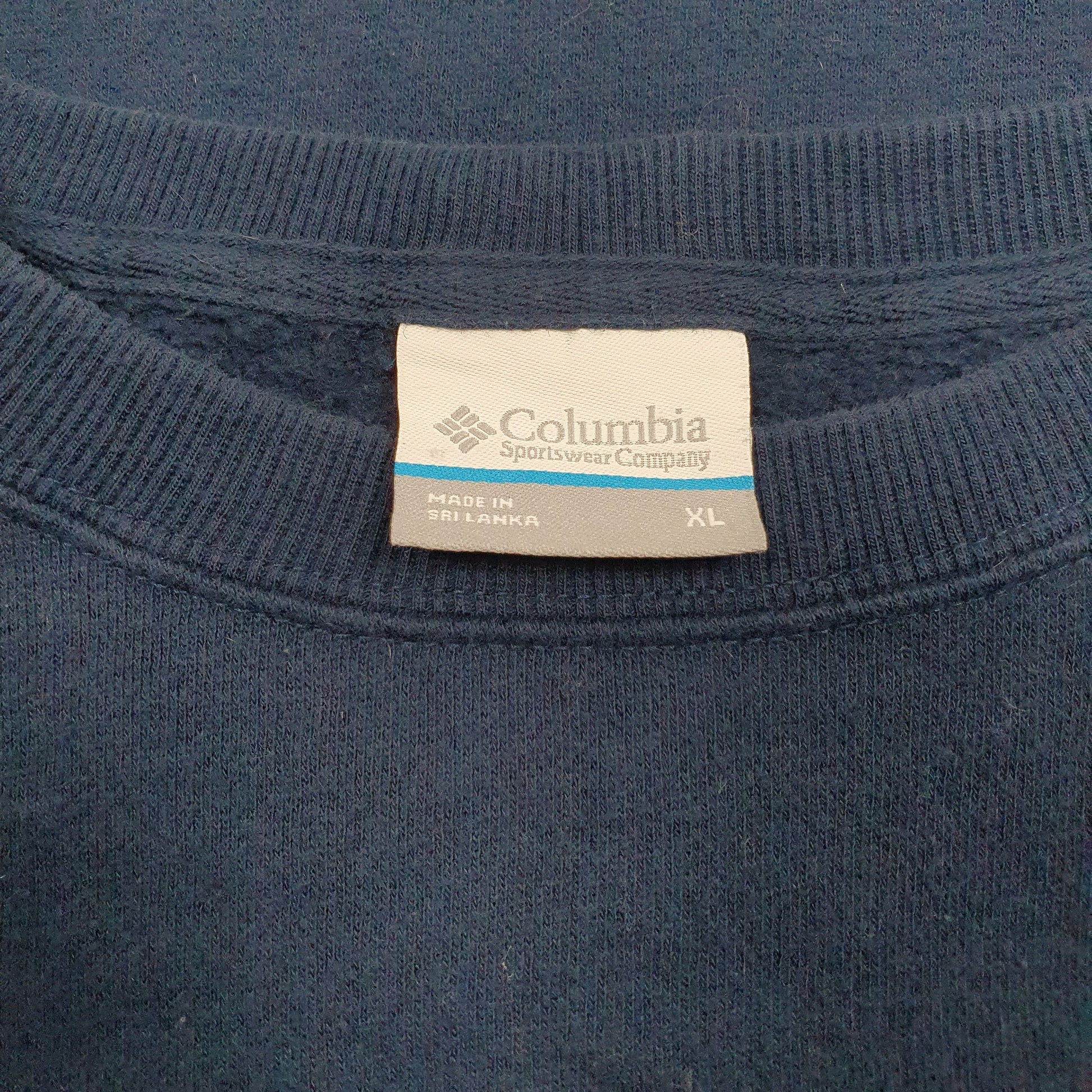 Mens Navy Columbia Sportswear Company  Crewneck Jumper