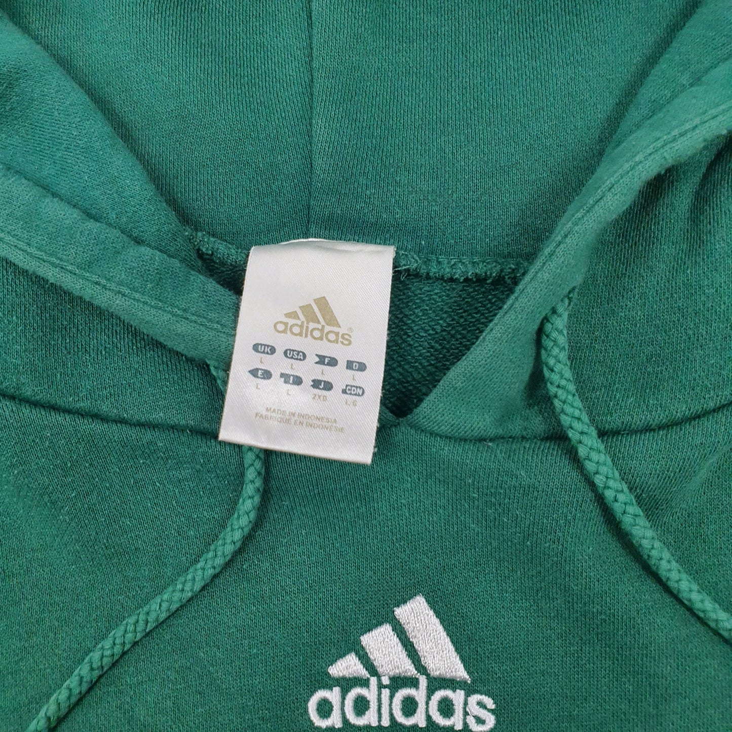 Mens Green Adidas  Hoodie Jumper