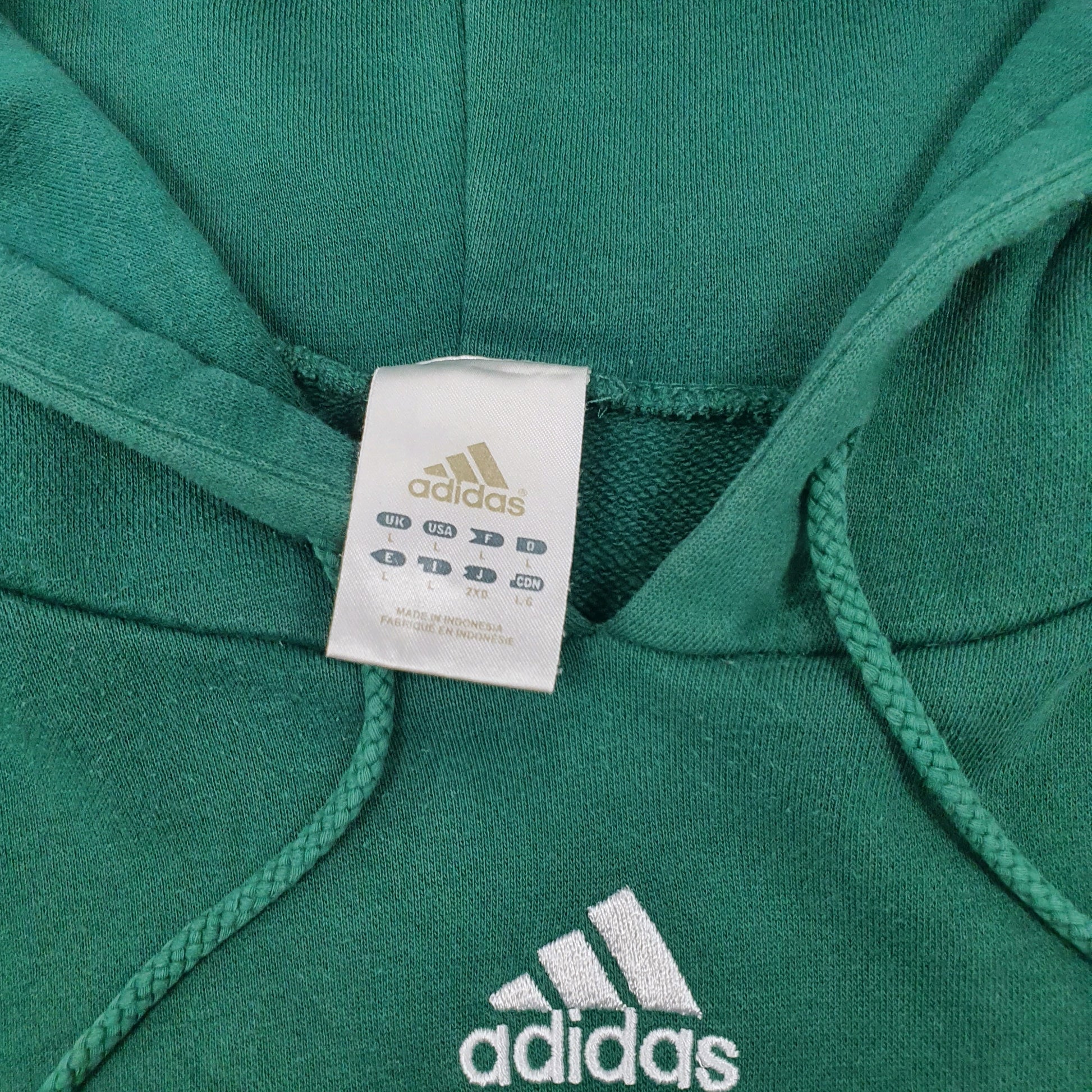 Mens Green Adidas  Hoodie Jumper