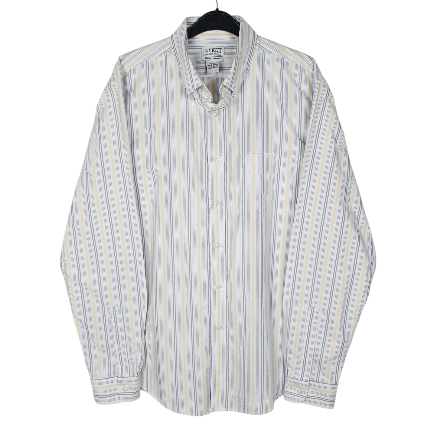 Mens Blue L.L.Bean  Long Sleeve Shirt