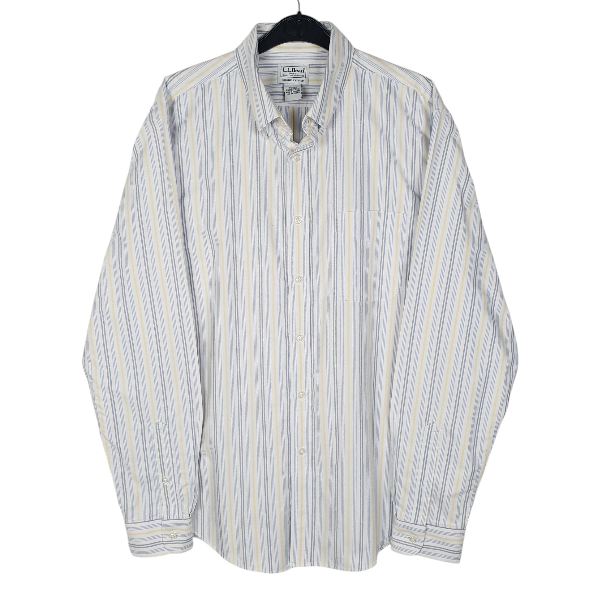 Mens Blue L.L.Bean  Long Sleeve Shirt