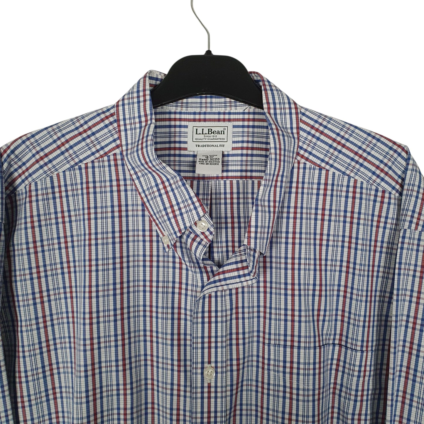Mens Blue L.L.Bean   Shirt