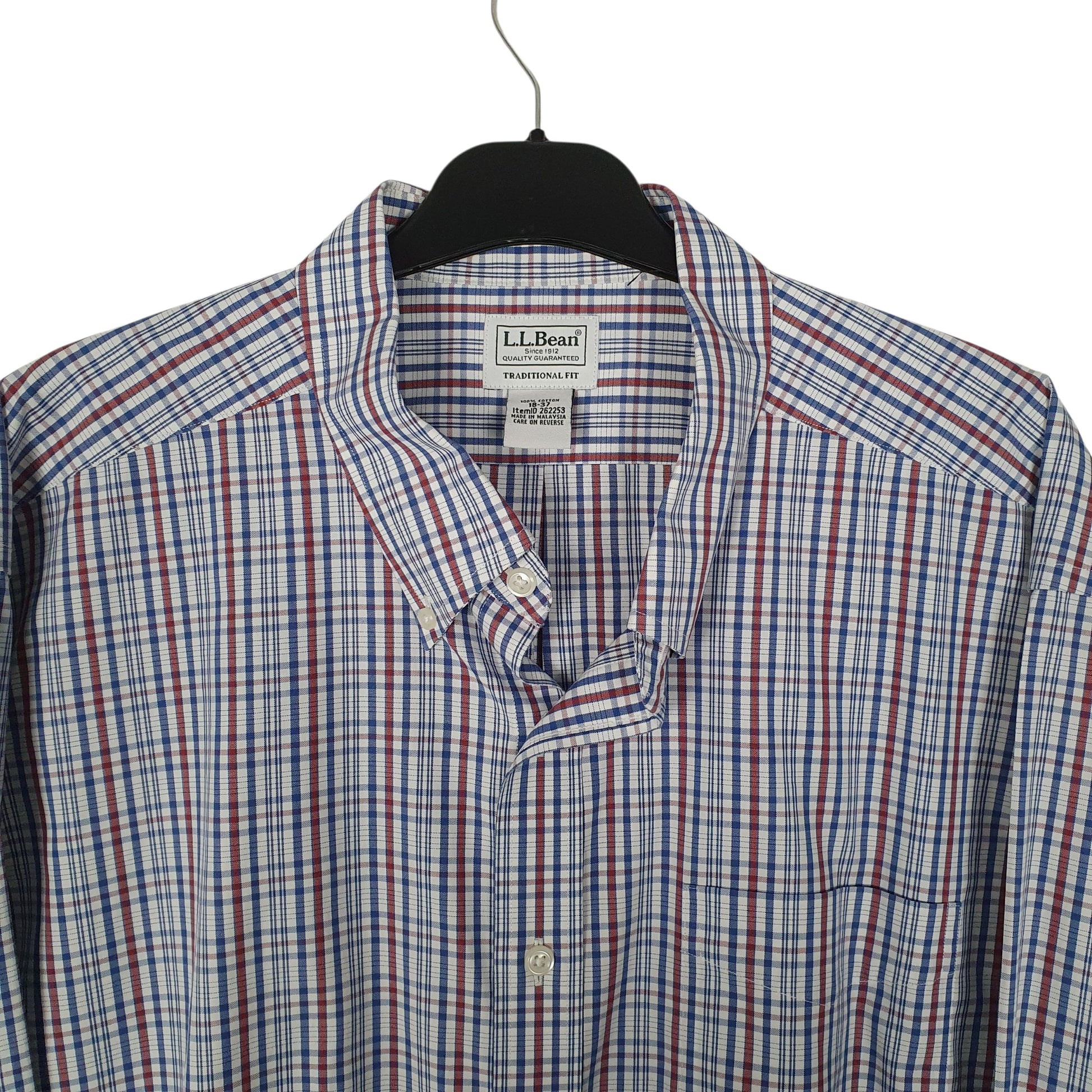 Mens Blue L.L.Bean   Shirt