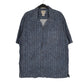 Mens Navy L.L.Bean Paisley Short Sleeve Shirt