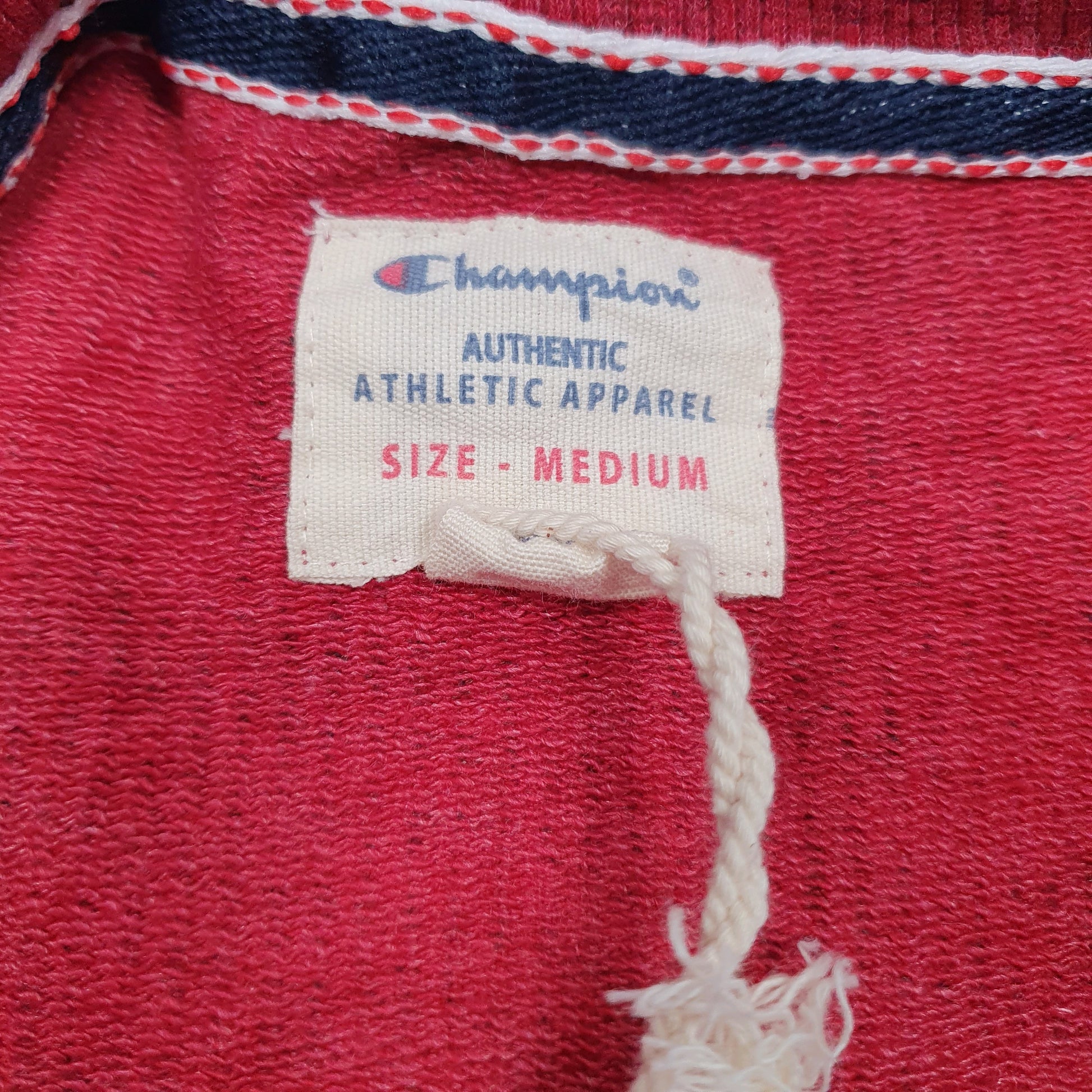 Mens Red Champion  Crewneck Jumper