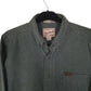 Mens Grey Woolrich Thick Chamois  Shirt