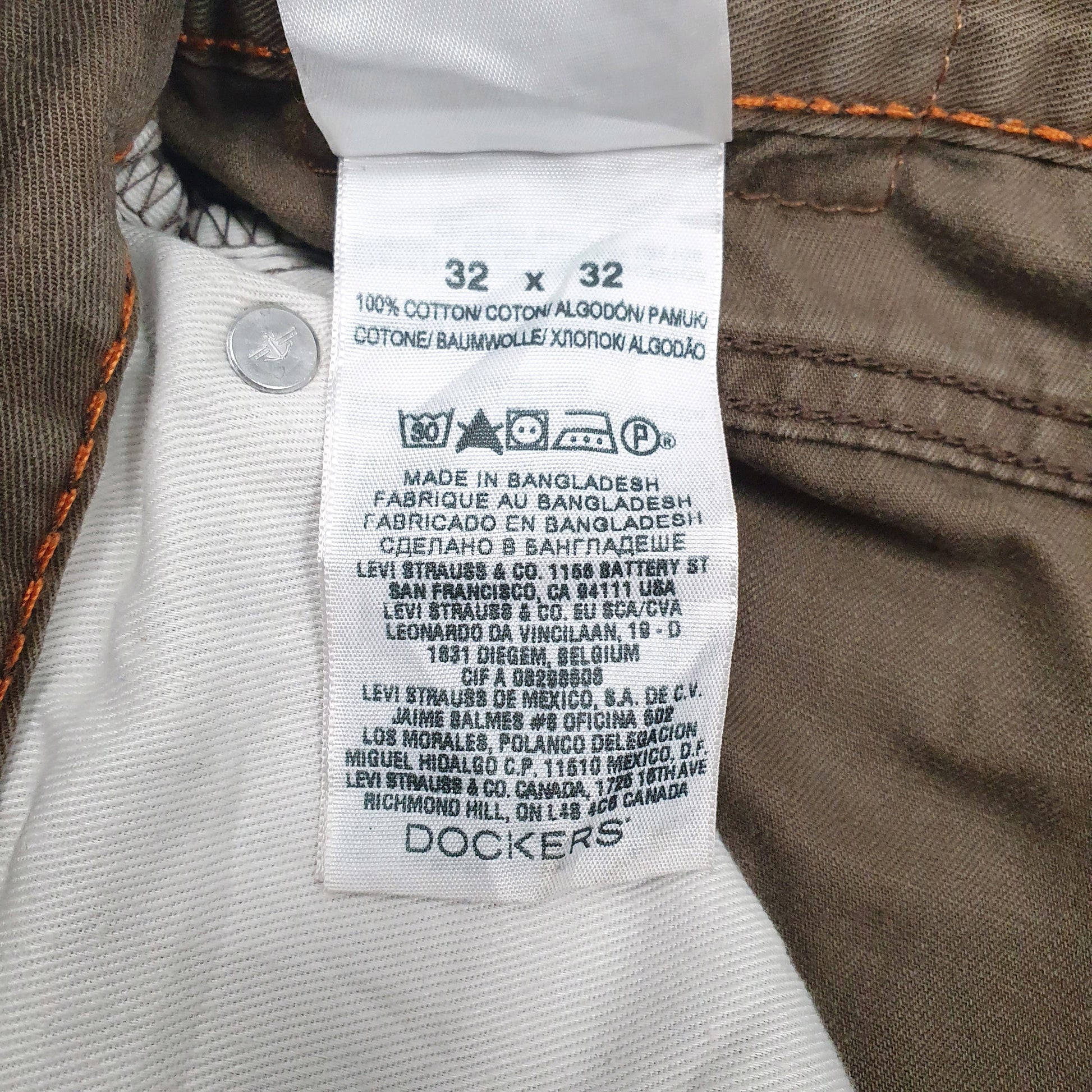 Mens Brown Dockers   Trousers