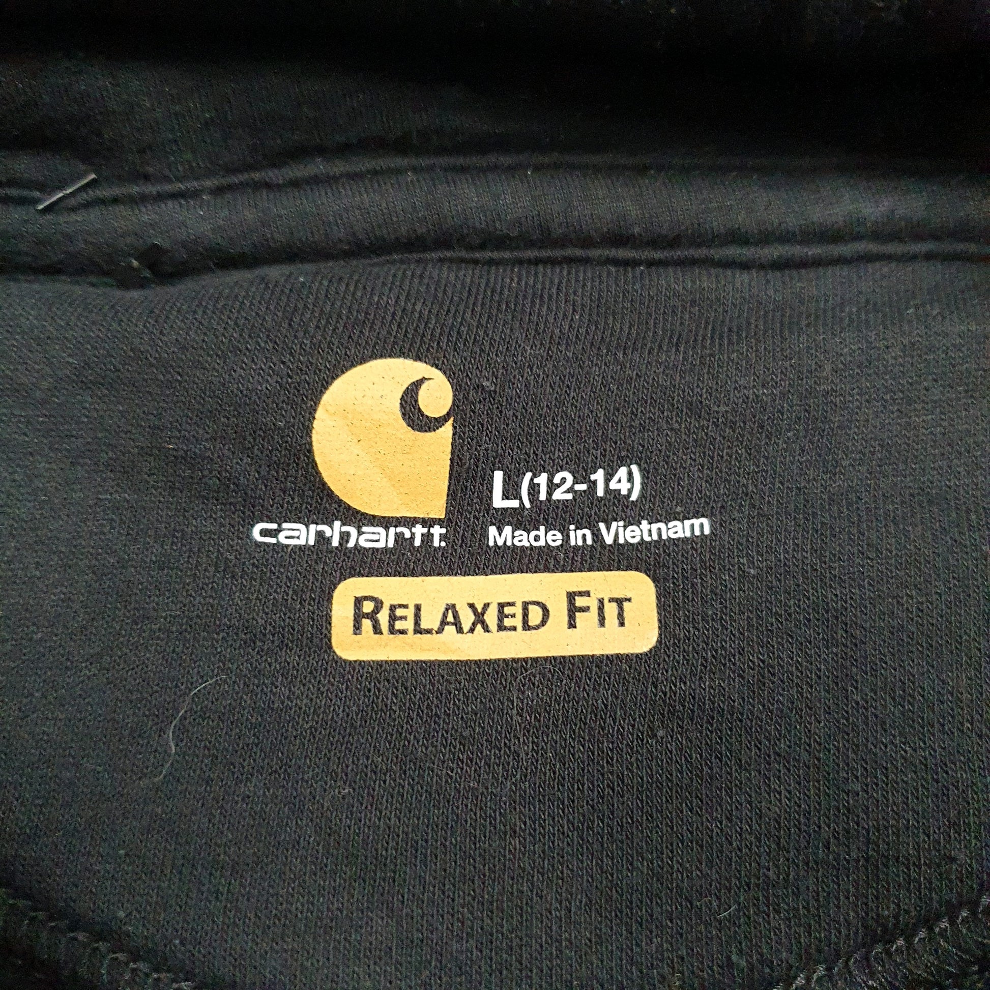 Womens Black Carhartt  Hoodie Jumper