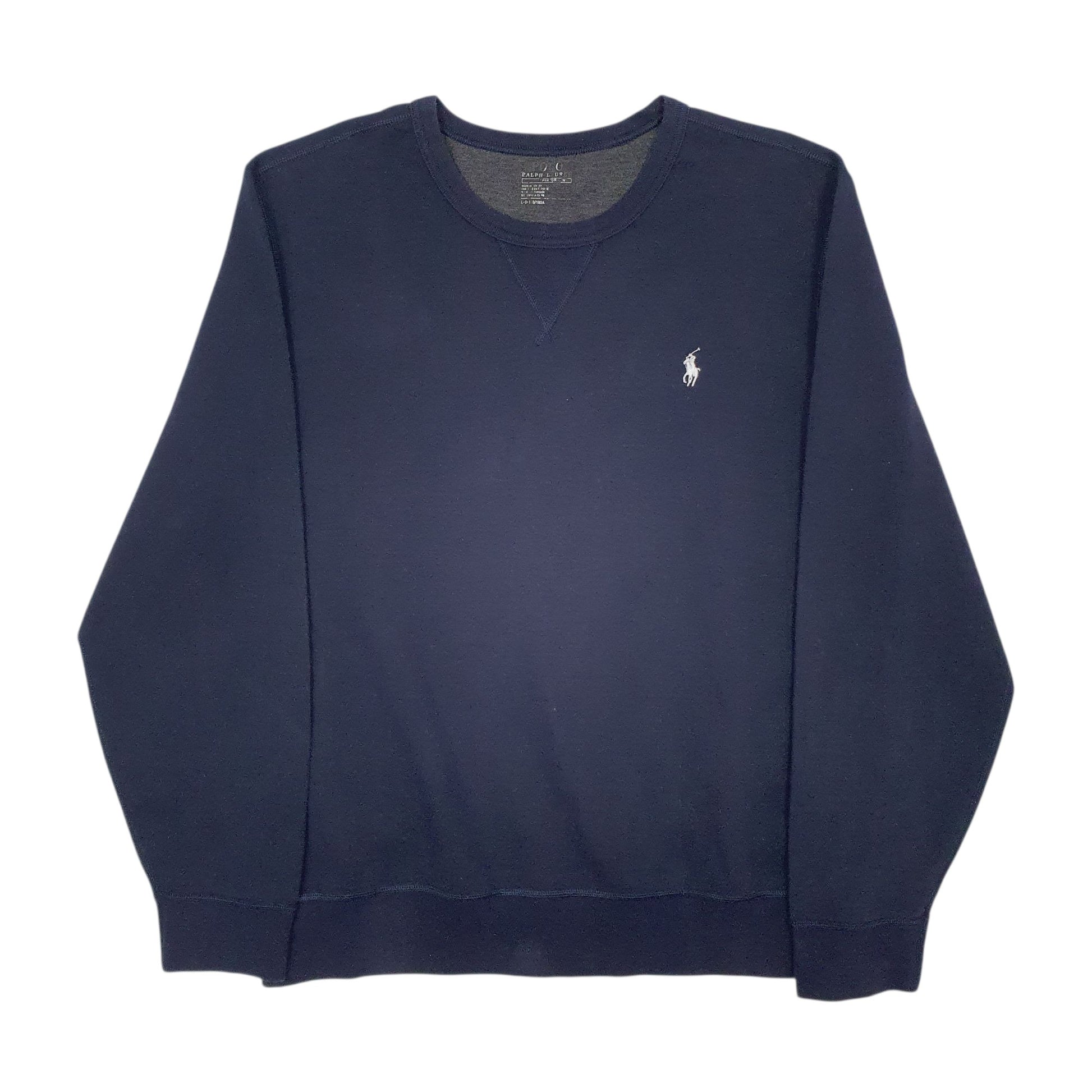 Mens Navy Polo Ralph Lauren  Crewneck Jumper