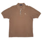 Mens Brown Burberry  Short Sleeve Polo Shirt