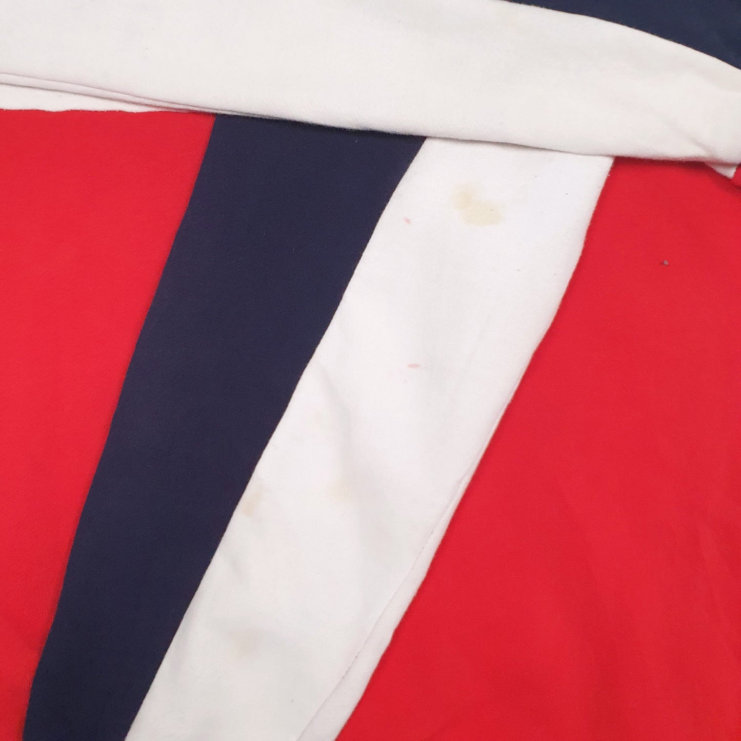 Mens Red Fila Spellout Hoodie Jumper