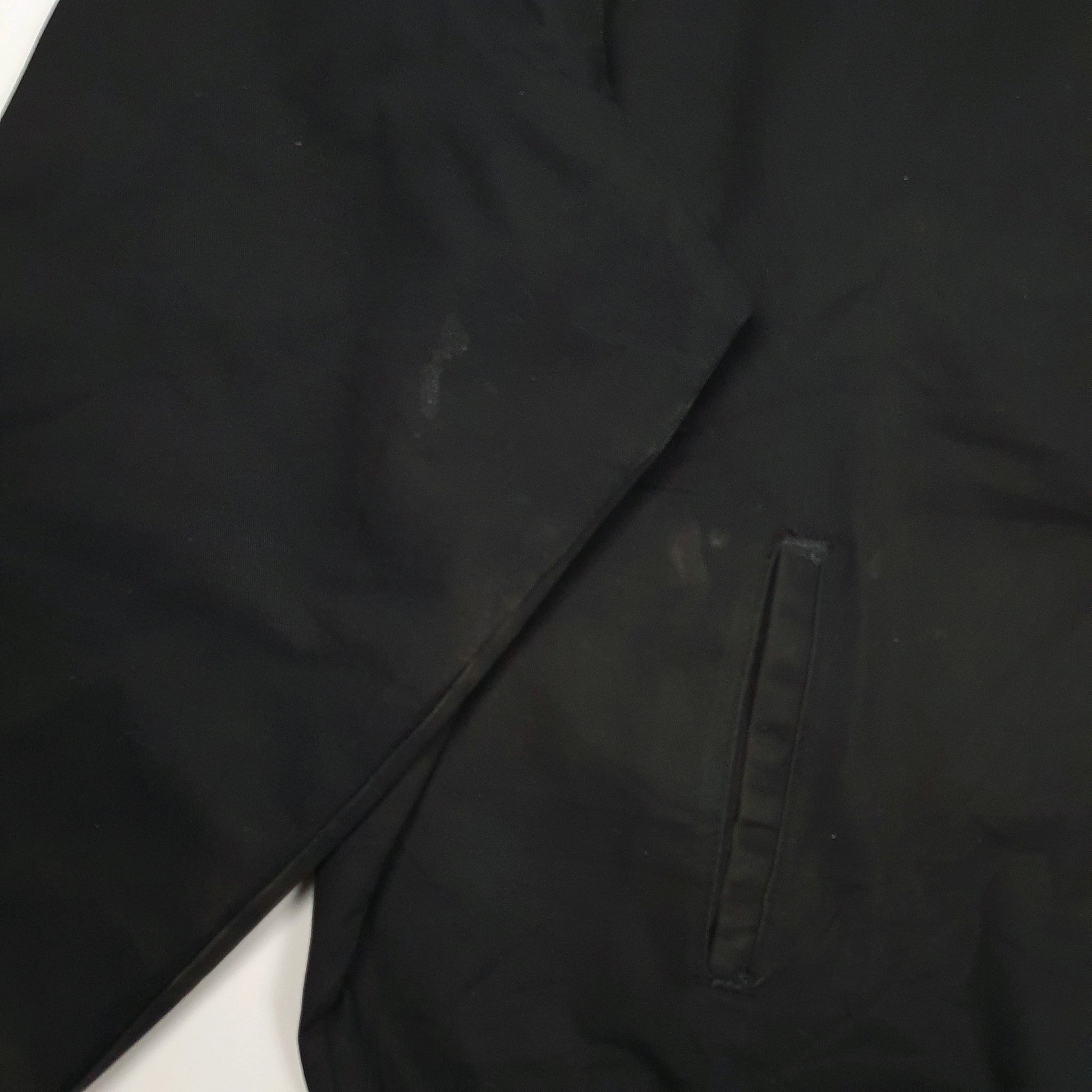 Mens Black Red Kap   Coat