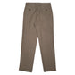 Mens Khaki Ralph Lauren Double Pleated  Trousers