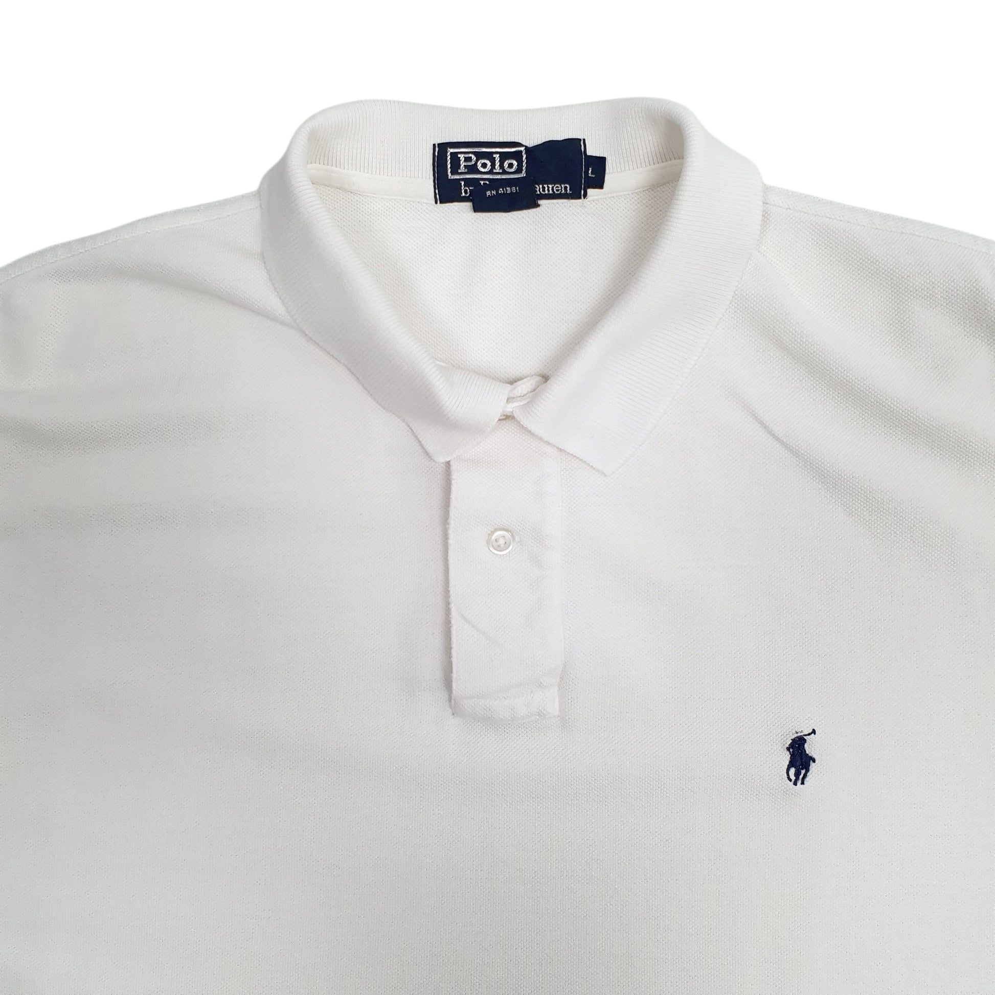 Mens White Polo Ralph Lauren   Polo Shirt