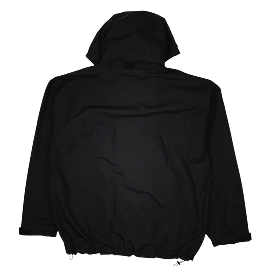 Mens Black Hello Hansen  Quarter Zip Coat