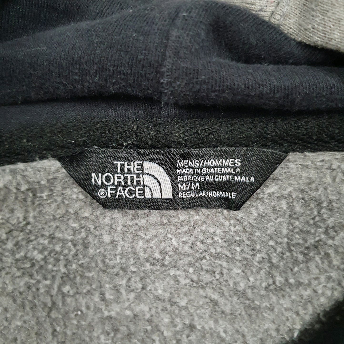 Mens Grey The North Face Spellout Hoodie Jumper