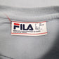Womens Blue Fila  Crewneck Jumper