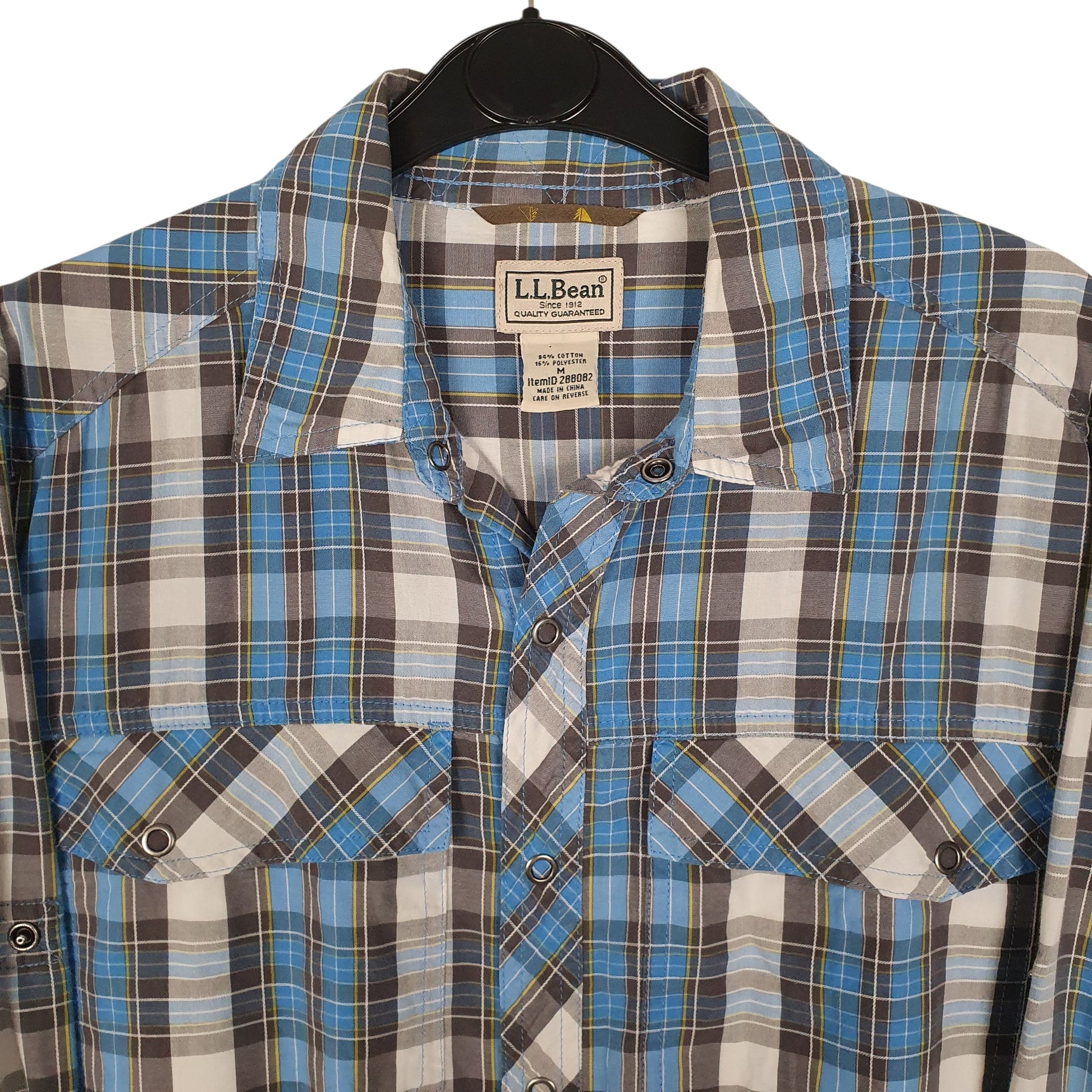 Mens Blue L.L.Bean   Shirt