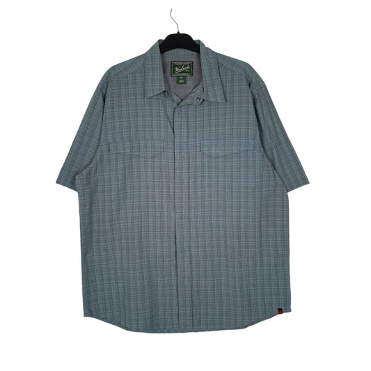 Mens Blue Woolrich  Short Sleeve Shirt